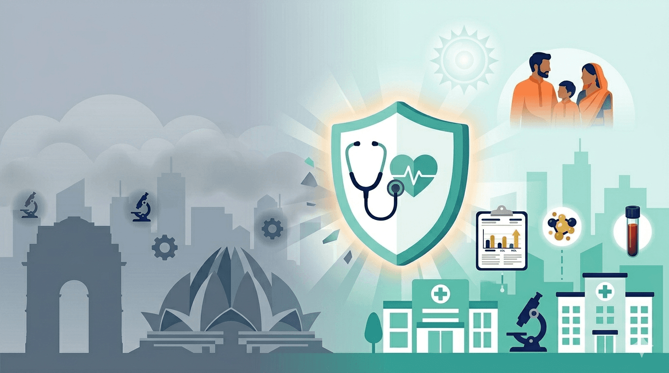 Health Checkup in Delhi NCR: Air Pollution Tests, Best Labs, and Home Collection